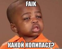 faik какой копипаст?