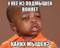 у неё из подмышек воняет каких мышек?