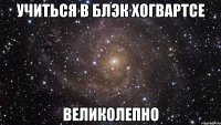 учиться в блэк хогвартсе великолепно