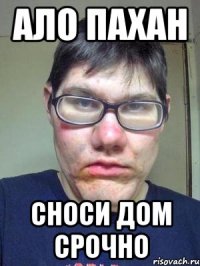 ало пахан сноси дом срочно