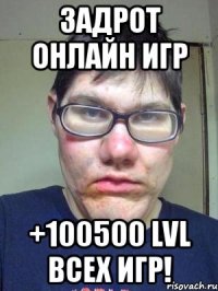 задрот онлайн игр +100500 lvl всех игр!