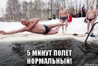  5 минут полёт нормальный!