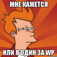 мне кажется или я один за wp