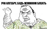 учи алгебру, будь мужиком блеать