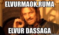 elvurmaok,ruma elvur dassaga