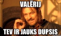 valērij tev ir jauks dupsis