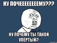 ну почеееееееему??? ну почему ты такой упёртый?