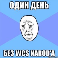 один день без wcs narod'а