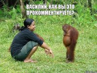 Василий, как вы это прокомментируете?