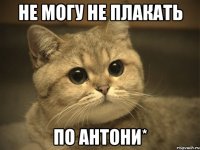 не могу не плакать по антони*