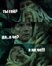 ты гей? да...а че? а ни че!!!