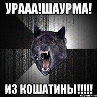 урааа!шаурма! из кошатины!!!