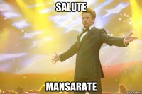 salute mansarate