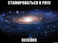 стажироваться в payu охуенно