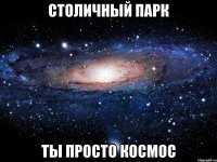 столичный парк ты просто космос