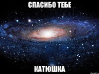 спасибо тебе катюшка