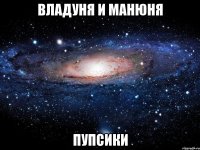 владуня и манюня пупсики