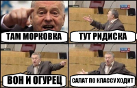 ТАМ МОРКОВКА ТУТ РИДИСКА ВОН И ОГУРЕЦ САЛАТ ПО КЛАССУ ХОДИТ