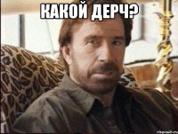 какой дерч? 