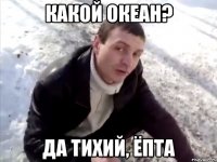 какой океан? да тихий, ёпта