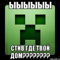 ыыыыыы стив где твой дом???