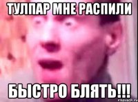 тулпар мне распили быстро блять!!!