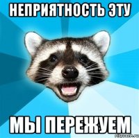 неприятность эту мы пережуем