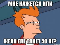 мне кажется или желя еле тянет 40 кг?