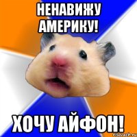 ненавижу америку! хочу айфон!