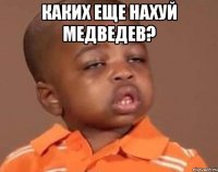 каких еще нахуй медведев? 