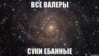 все валеры суки ебанные