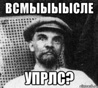 всмыыыысле упрлс?