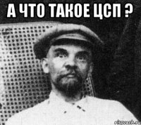 а что такое цсп ? 