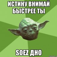 истину внимай быстрее ты soez дно