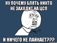 ну почему блять никто не заходит на цсп и ничего не лайкает???