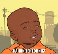  какой тектоник?