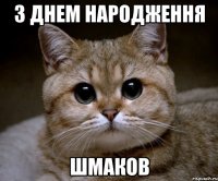 з днем народження шмаков