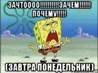 зачтоооо!!!зачем!!! почему!!! (завтра понедельник)