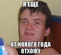 я еще от нового года отхожу