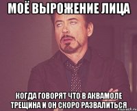 моё вырожение лица когда говорят что в аквамоле трещина и он скоро развалиться