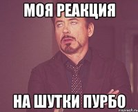 моя реакция на шутки пурбо