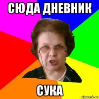 сюда дневник сука