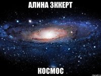 алина зккерт космос