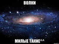 волки милые такие^^