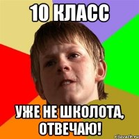 10 класс уже не школота, отвечаю!