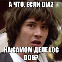 а что, если diaz на самом деле loc dog?