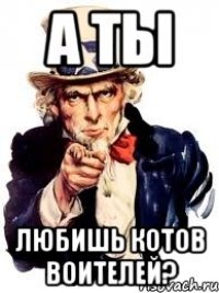 а ты любишь котов воителей?