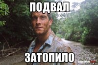 подвал затопило