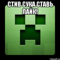 стив сука ставь лайк! 