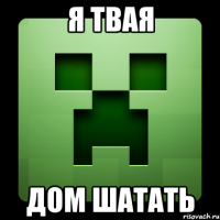 я твая дом шатать